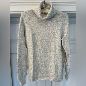LOFT Gray Cowl Neck Sweater